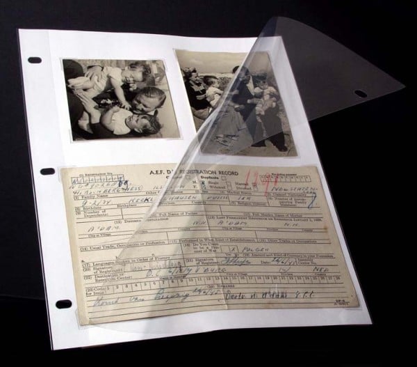 preserve a birth certificate, archival storage