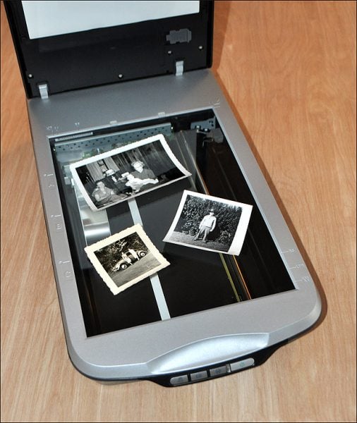 scanning photographs