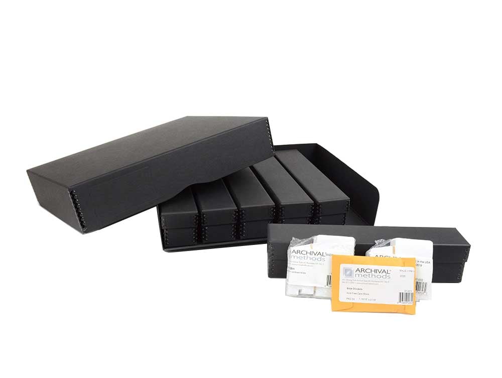 Archival Storage Boxes, Artifact Trays & Box Dividers