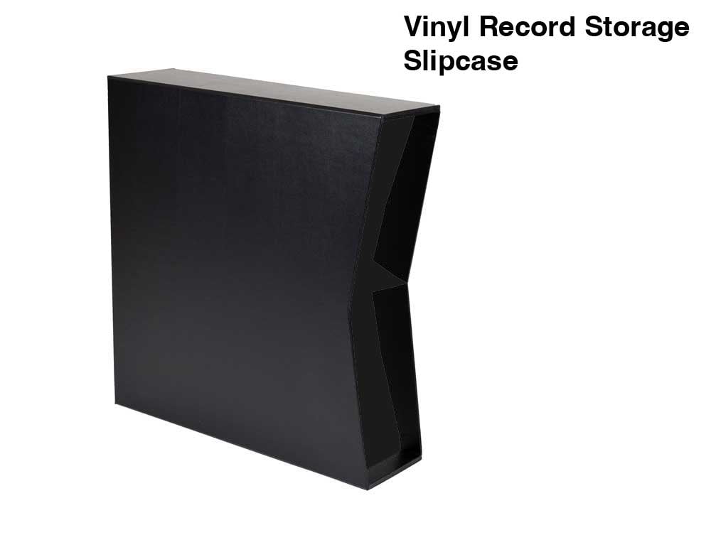 Vinyl Record LP Slipcase for 12” records, made from archival materials, without a protective cover option.