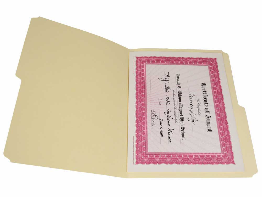 File Folders Full, Half & Third Cut