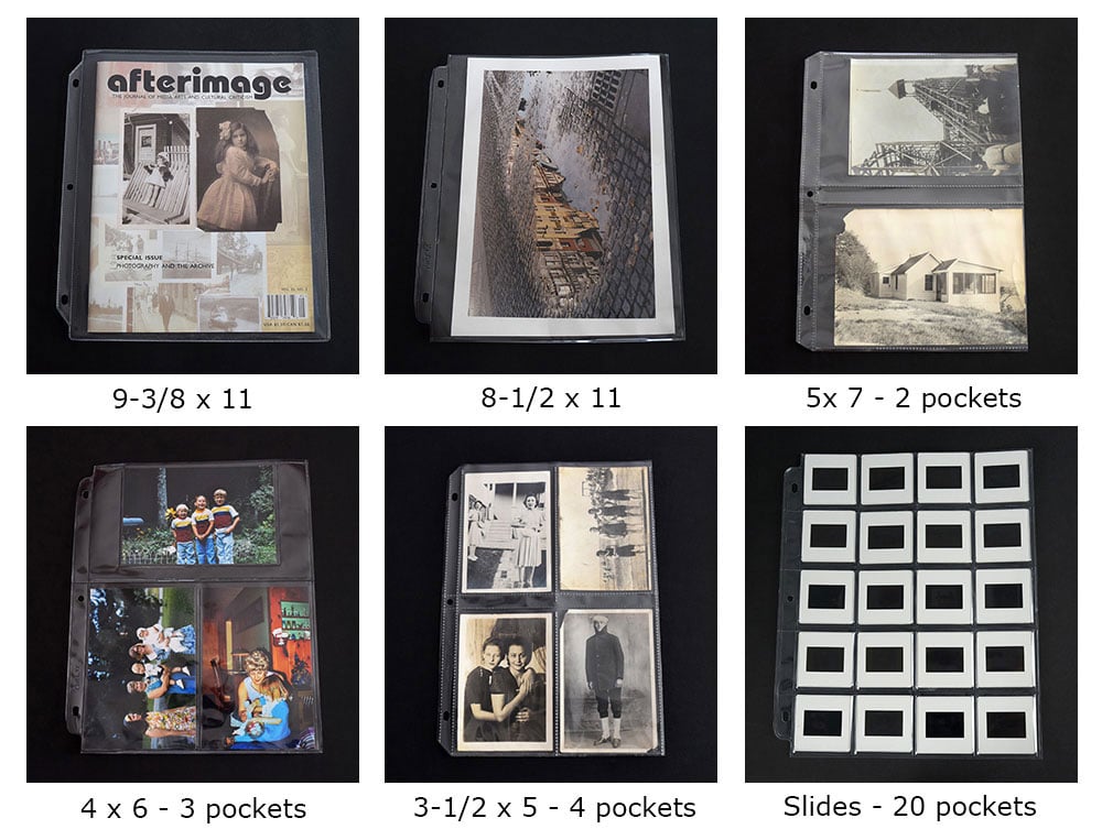 Vintage Design Photo Album 5'x 7' Photos Slip in Archival Acid Free Memo