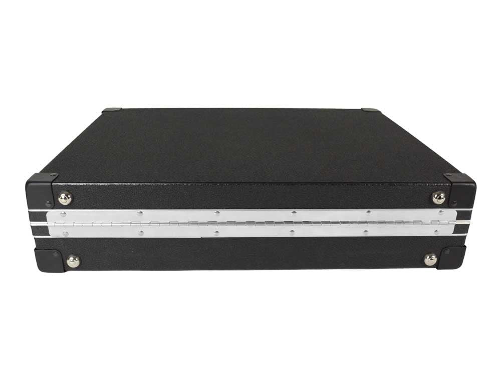 Art Carry Case with durable construction, handle, and removable shoulder strap for safely transporting and protecting valuable artwork 