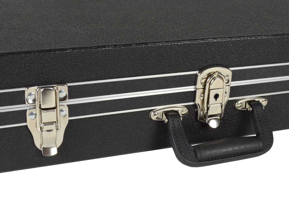 Art Carry Case with durable construction, handle, and removable shoulder strap and sturdy latches