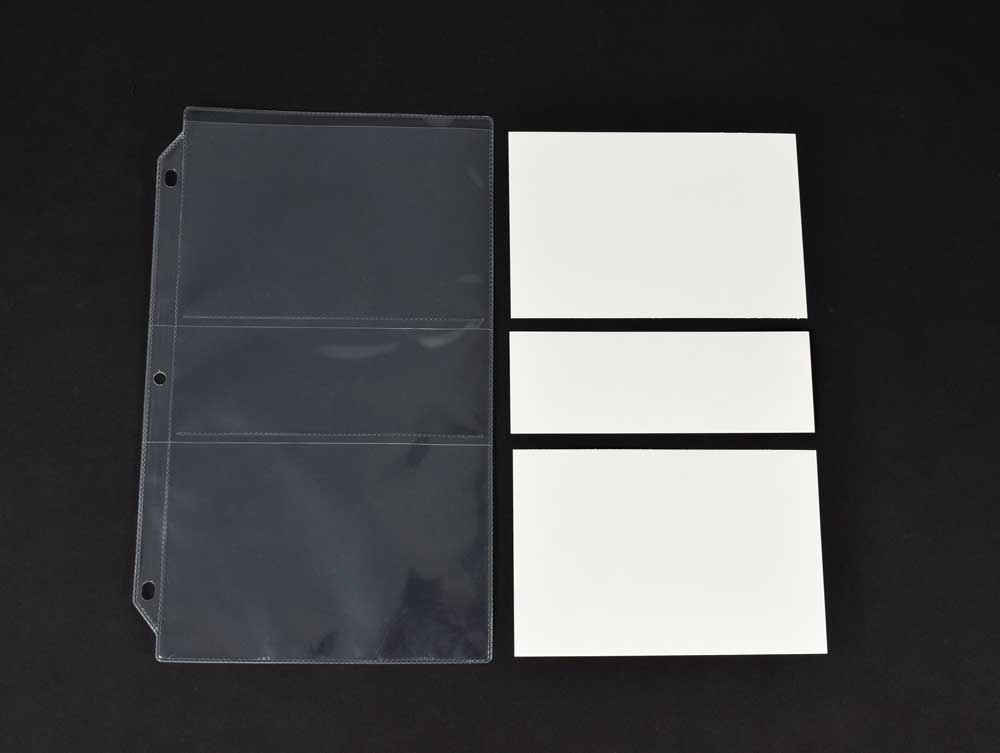  8x12 Page Protectors - Four Vertical 4x6 Pockets