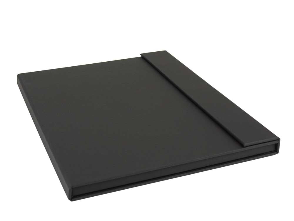 Digital Print Folios are made from archival materials designed to securely preserve and present artwork, holding 36-48 unmounted prints. 