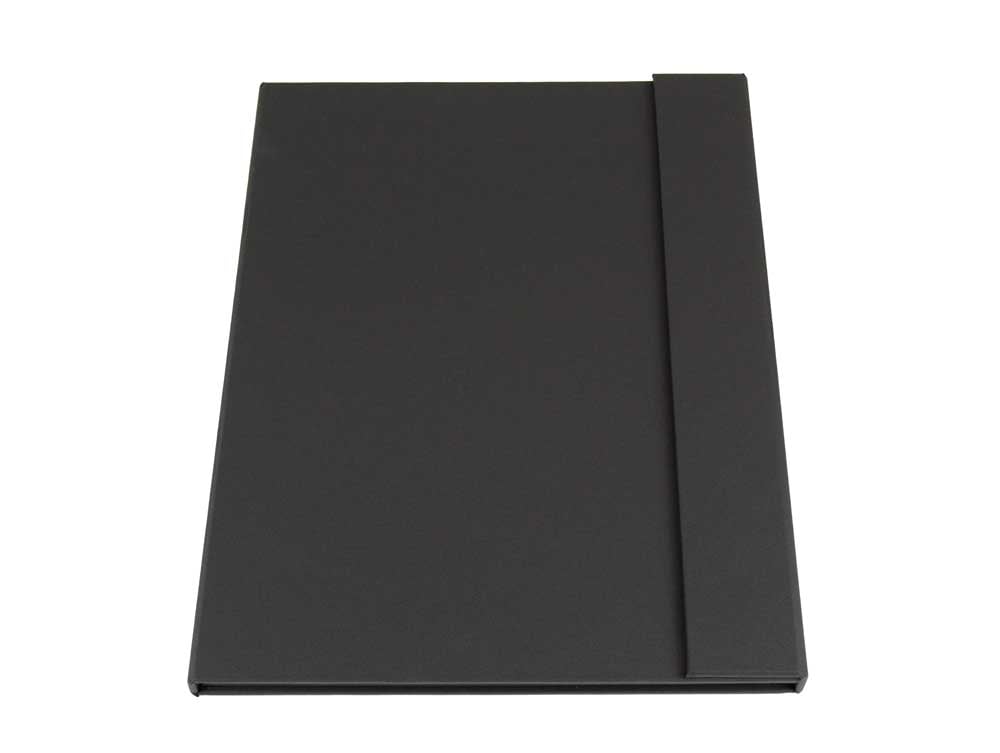 Digital Print Folios are made from archival materials designed to securely preserve and present artwork, holding 36-48 unmounted prints. 