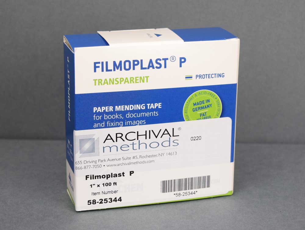 Archival Document Repair Tape 1 Inch X 98 Feet Strong Thin Acid