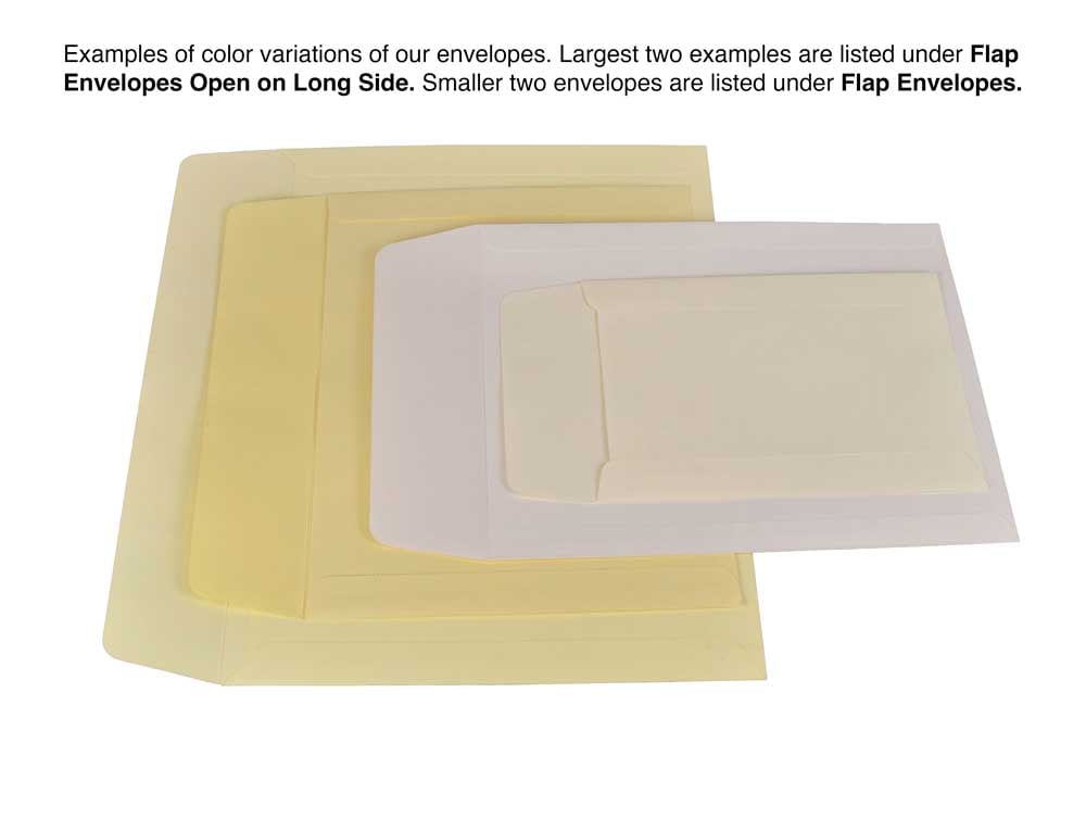 Acid-free Flap Envelopes, with no flap adhesive, provide safe, long-term storage and are ideal for museums, collectors, and archival preservation.