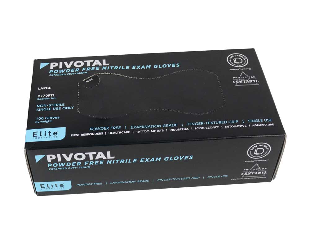 Black Nitrile Gloves 