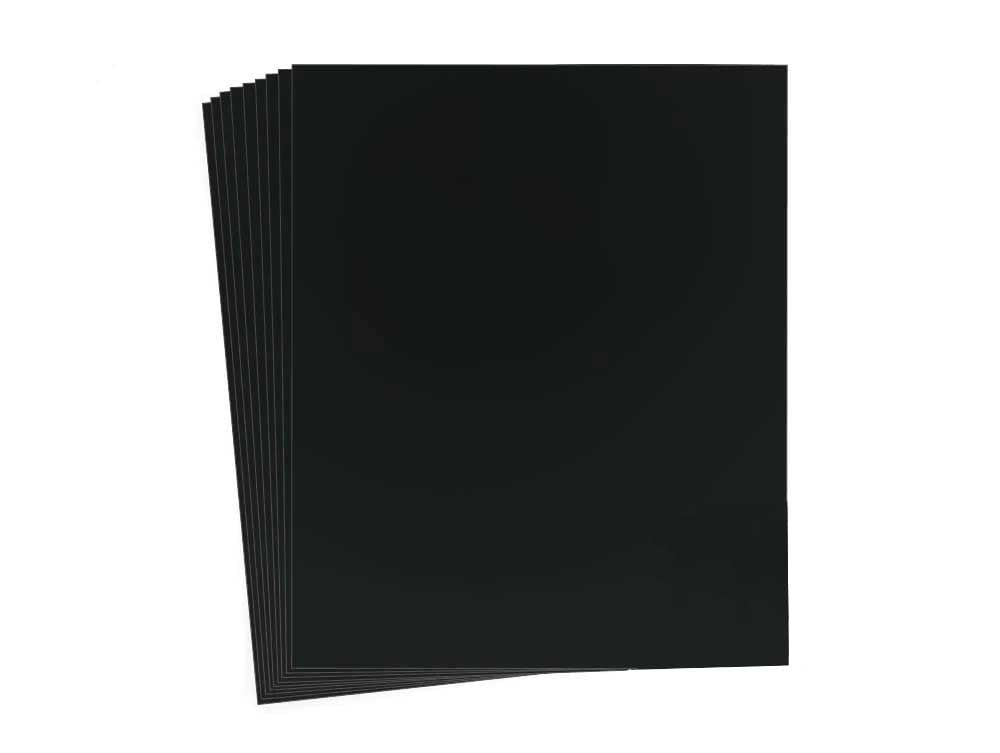 Black 4-Ply Museum Board, 100% cotton and acid-free, provides archival protection for artwork and photos, meeting conservation standards.