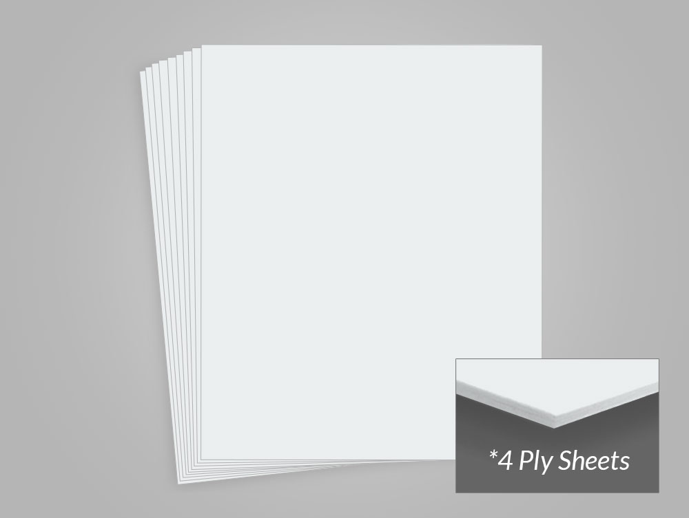 Polar 4-Ply Museum Board, 100% cotton and acid-free, provides archival protection for artwork and photos, meeting conservation standards.