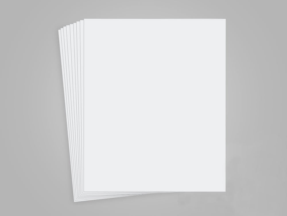 Bright White 16x20 Archival Methods 100% Cotton Museum Board Package of 5 4 Ply 