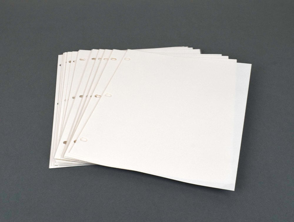 Sheet Clear Page Protectors for 3 Ring Binder Plastic Sleeves Paper  Protector