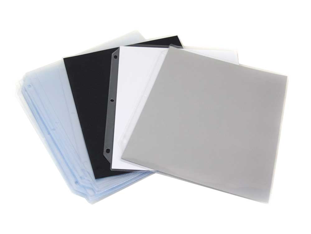 Clear Vinyl Add-a-Page Insert Sleeves (Box of 50) - Plastic Sales & Service