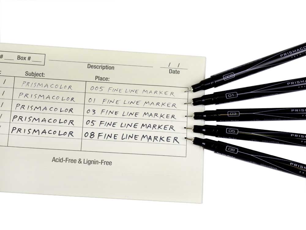 Fade Resistan Black Color Pack of 12 Grip Pen Acid-Free and Archival-Quality AP Certified Fine Tip 