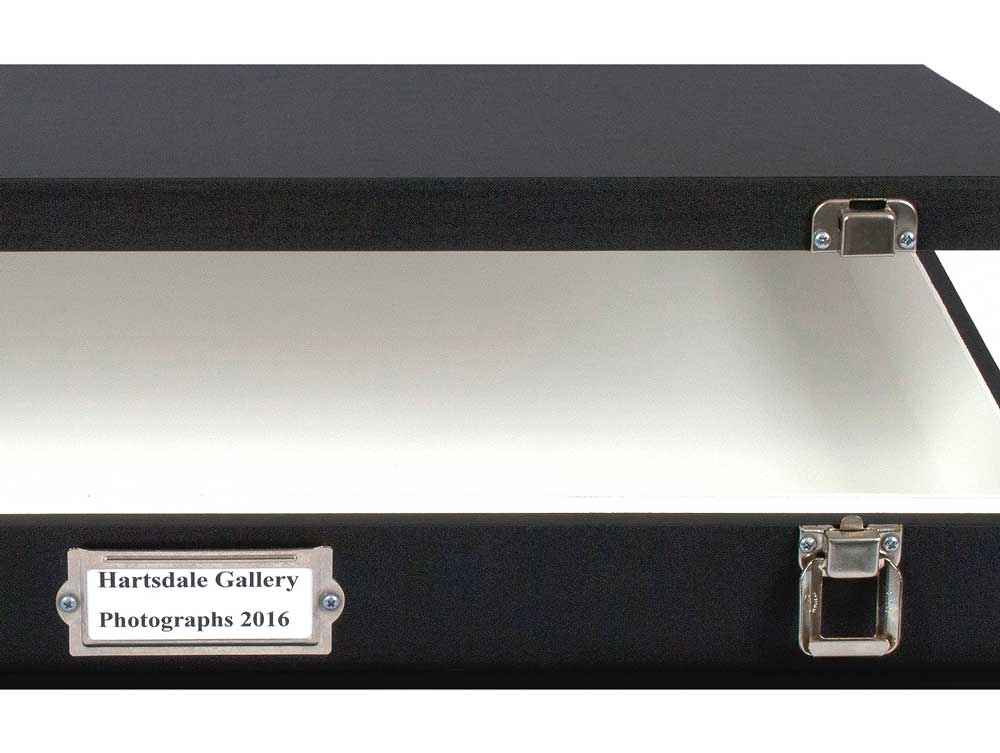 Museum Solander Cases, premium archival storage boxes with 100% Cotton board lining to protect photos, artwork, and maps for long-term preservation. 