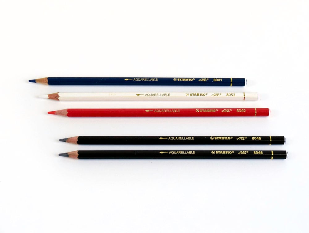 STABILO ALL Pencil For Film & Glass, White