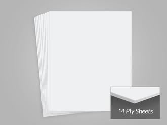 Bright White 4-Ply Museum Board, 100% cotton and acid-free, provides archival protection for artwork and photos, meeting conservation standards.