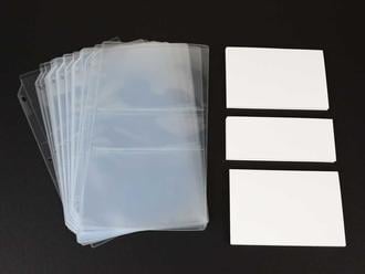 Archival Methods 50-Pack of 8.5 x 14 Acid-Free Card Stock Inserts (Black)