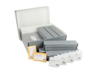 Agfa Leitz 35mm Slide Storage Box With 2x Racks Holds 100 Slides AGFA Kodak Etc 