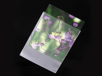 Acid-free HD Poly Envelopes, made of frosted high-density polyethylene and sealed on three sides, are ideal for archival storage of photos and negatives.