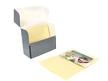 Archival Document Storage Kit with a gray letter-size document box and 50 acid-free third-cut file folders for long-term preservation. thumbnail