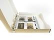 Open tan Binder-In-A-Box combines a 3-ring binder & box made from acid-free materials for preserving photos and documents. thumbnail