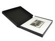 Onyx Portfolio archival storage box, 1-3/8'' deep, designed for protecting artwork, photographs, and documents, with a sleek, durable design  thumbnail