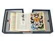 Rare Book Box with Cradle for fragile books, featuring a spine-supporting cradle holding an open book in a archival storage box. thumbnail