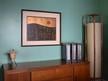 Showing three Vinyl Record Storage boxes on a table in a contemporary room. Box made of archival materials. thumbnail