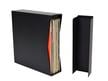 Showing the light-blocking removable cover of the Vinyl Record Storage Box for easy access to LPs. Box made of archival materials. thumbnail