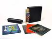 Vinyl Record Storage Box for 12” records with LP record covers displayed with see-through protective covers. Box made of archival materials. thumbnail