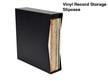 Vinyl Record LP Slipcase filled with 12” records, box made from archival materials, without a protective cover option. thumbnail