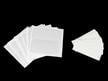 Transparent adhesive vinyl label holders securely attached to a storage box, ensuring easy organization and clear identification of contents thumbnail