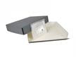 Gray Archival Newspaper & Magazine Storage Kit with acid-free storage box, polyethylene bags, and for long-term preservation. thumbnail