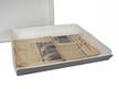 Gray Archival Newspaper & Magazine Storage Kit with acid-free storage box, polyethylene bags, and for long-term preservation. thumbnail