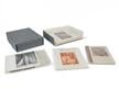 Gray Archival Newspaper & Magazine Storage Kit with acid-free storage box, polyethylene bags, and for long-term preservation. thumbnail