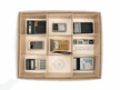 Archival Object Storage Kit with an acid-free box and dividers for preserving collectibles, heirlooms organized in compartments. thumbnail