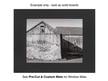 A window mat using 4 Ply Museum Board for matting a photograph and 100% cotton board provides archival protection for artwork and photos. thumbnail