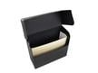 Archival-grade tan boxboard spacers made from acid-free paperboard, designed to keep files upright in a black letter document box. thumbnail