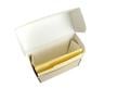 A few file folders are kept upright in a letter-size document box with acid-free spacers. thumbnail