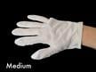 Nylon Lintless inspection gloves protecting documents and artifacts from fingerprints, ideal for delicate handling and archival care.  thumbnail