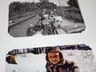 close up white Acid-Free 3-hole Mounting Pages with 2 photos in the archival-quality album. thumbnail