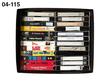 Black Short Top Box made from archival materials storing VHS-tapes.  thumbnail
